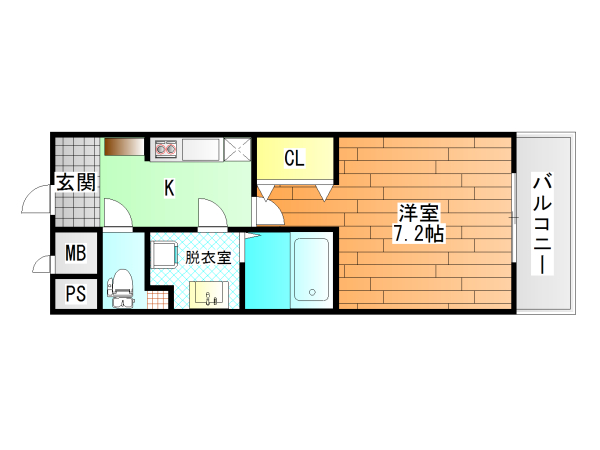 シェモア藤井寺駅前の間取り