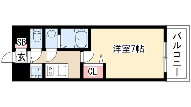 プレサンス鶴舞公園セラヴィの間取り