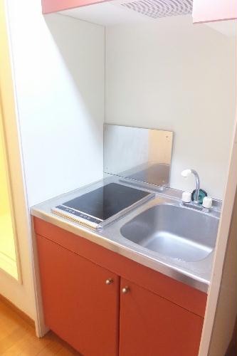 キッチン　２口ラジエントヒーター設置済み