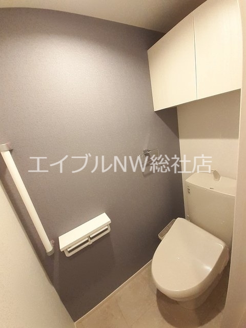 【小田郡矢掛町矢掛のアパートのトイレ】