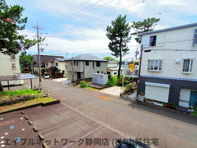 【静岡市駿河区用宗のアパートの眺望】