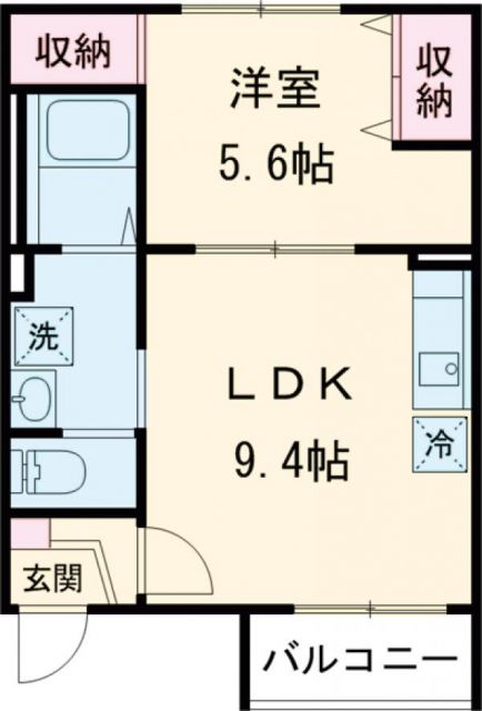 【レガルバ沖館の間取り】