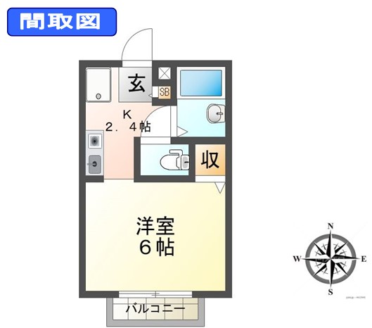 ベルエポック北龍野の間取り