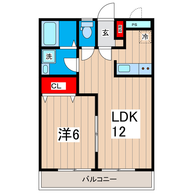 スズキマンションBの間取り