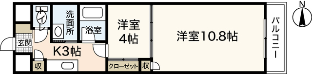 クレセント・ヒルズの間取り