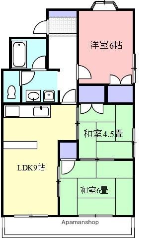 エステート三条の間取り