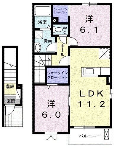 メゾン　ド　ブリーズの間取り