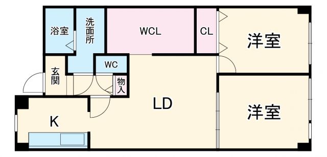 パルシティ西大路の間取り