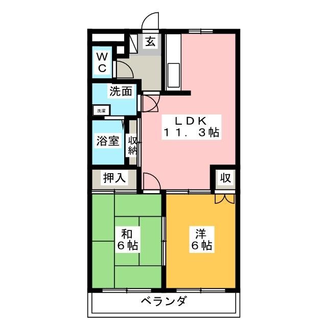 ロイヤルガーデン杉山の間取り