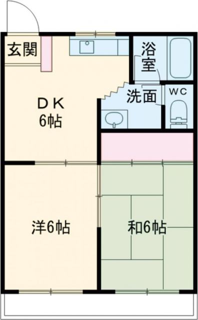 周智郡森町中川のアパートの間取り