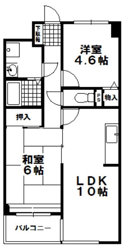 ベルハウス井野IIの間取り