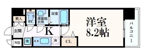 プレサンス　THE　KYOTO　東福寺　EASTの間取り