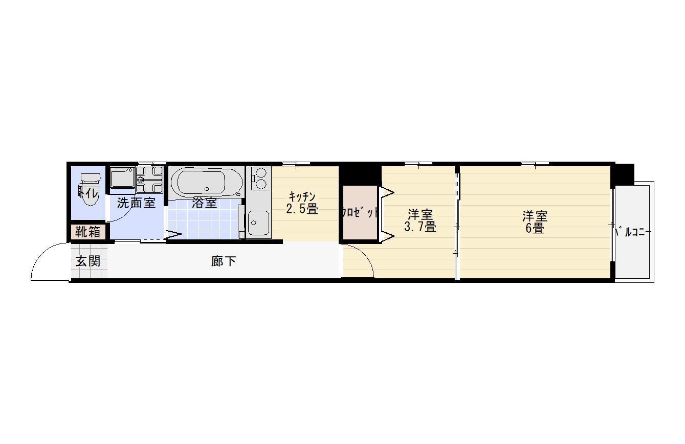 ロイヤル今治の間取り