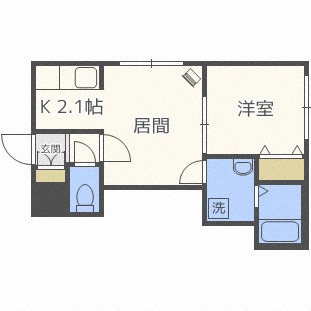 エステート北１９の間取り