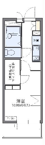 レオパレススカイアークの間取り