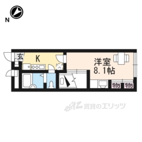 レオパレスみくも西の間取り