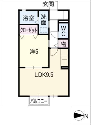 メゾンコスモスの間取り