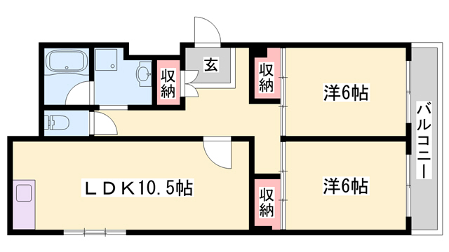 インタービレッジ琴丘の間取り