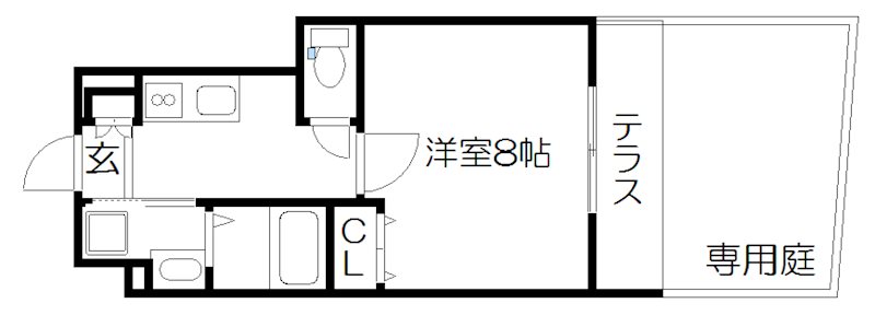 ベラジオ堀川今出川の間取り