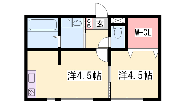 【ソレジオの間取り】