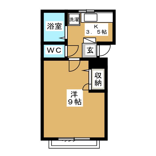 メゾンあすかＡの間取り