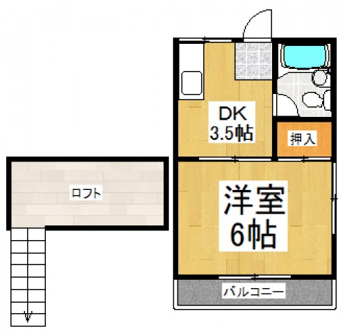 東村山ＹＫハイツの間取り