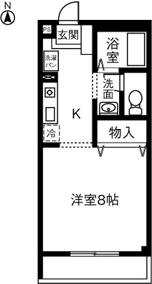 アートパーク大和I（1-A・1-C・2-B・2-C）の間取り