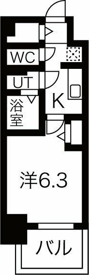 メイクス名駅南IIの間取り