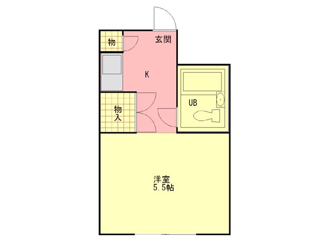 長野市三輪のマンションの間取り