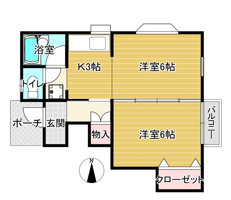 スターハウスBの間取り