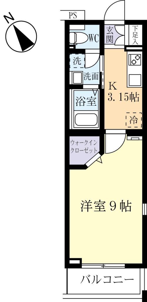 ウイングパークみどりのの間取り