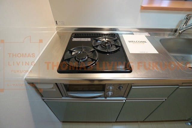 キッチン　ガスコンロ付