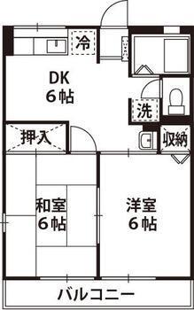 山王ハイツの間取り