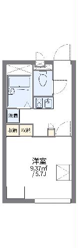 レオパレス新田町の間取り