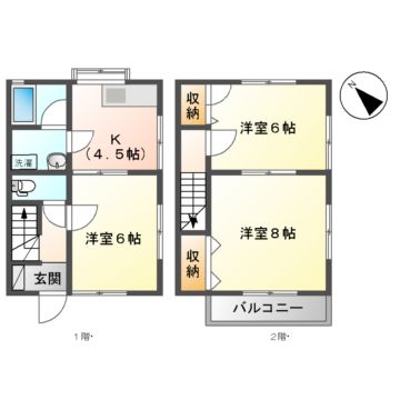 タウンハウスMITAの間取り