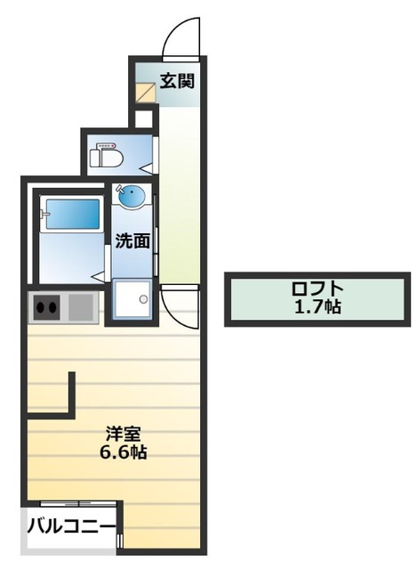 あんしん+浜寺公園町08-5002の間取り