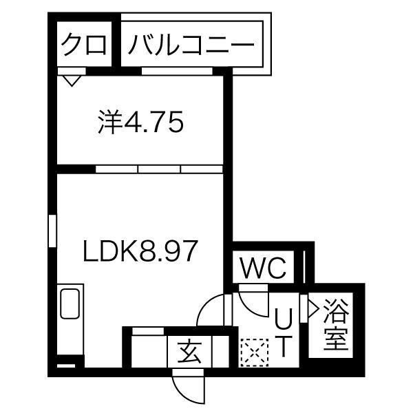 堺市中区堀上町のアパートの間取り