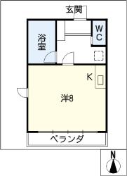 名東コーポ高針の間取り