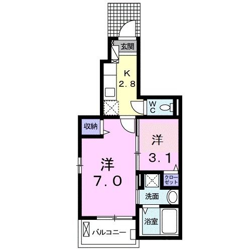 ラフレシールの間取り