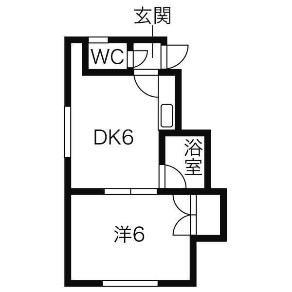 幸マンションの間取り