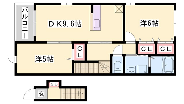 トワイライト　コートIIの間取り