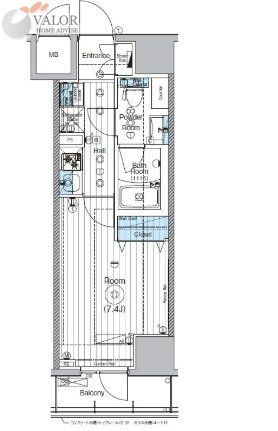 【足立区梅田のマンションの間取り】