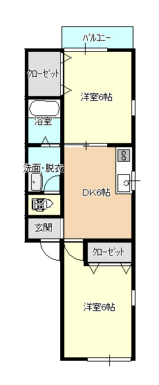 ハイツグローリアスIIの間取り