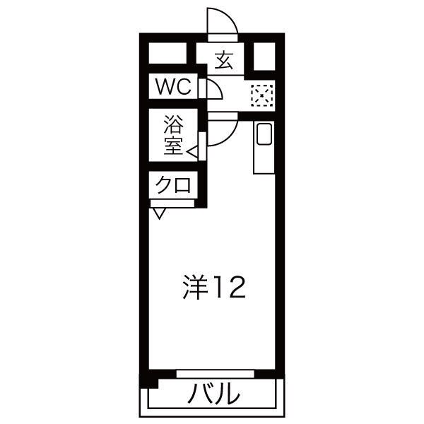 長久手市岩作北山のマンションの間取り