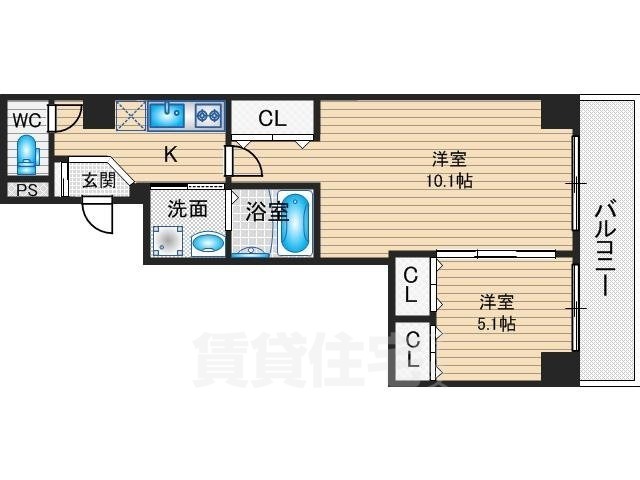 アーバンステージ河原町の間取り