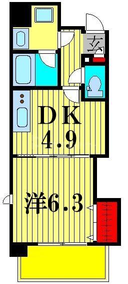 流山市おおたかの森東のマンションの間取り