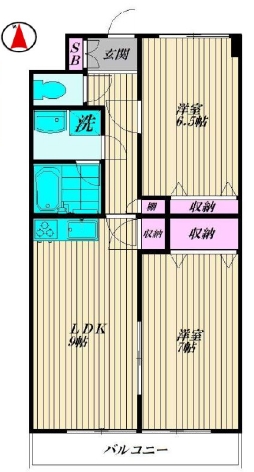 ファミネス天神山の間取り