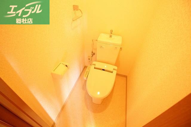 トイレ　同物件別部屋の写真です