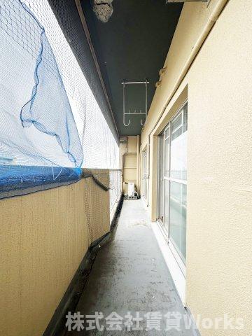 バルコニー　落ち着いた時間を過ごせるバルコニーです