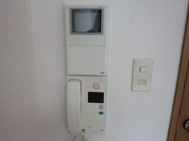 セキュリティ　モニタ付きインターホンです
